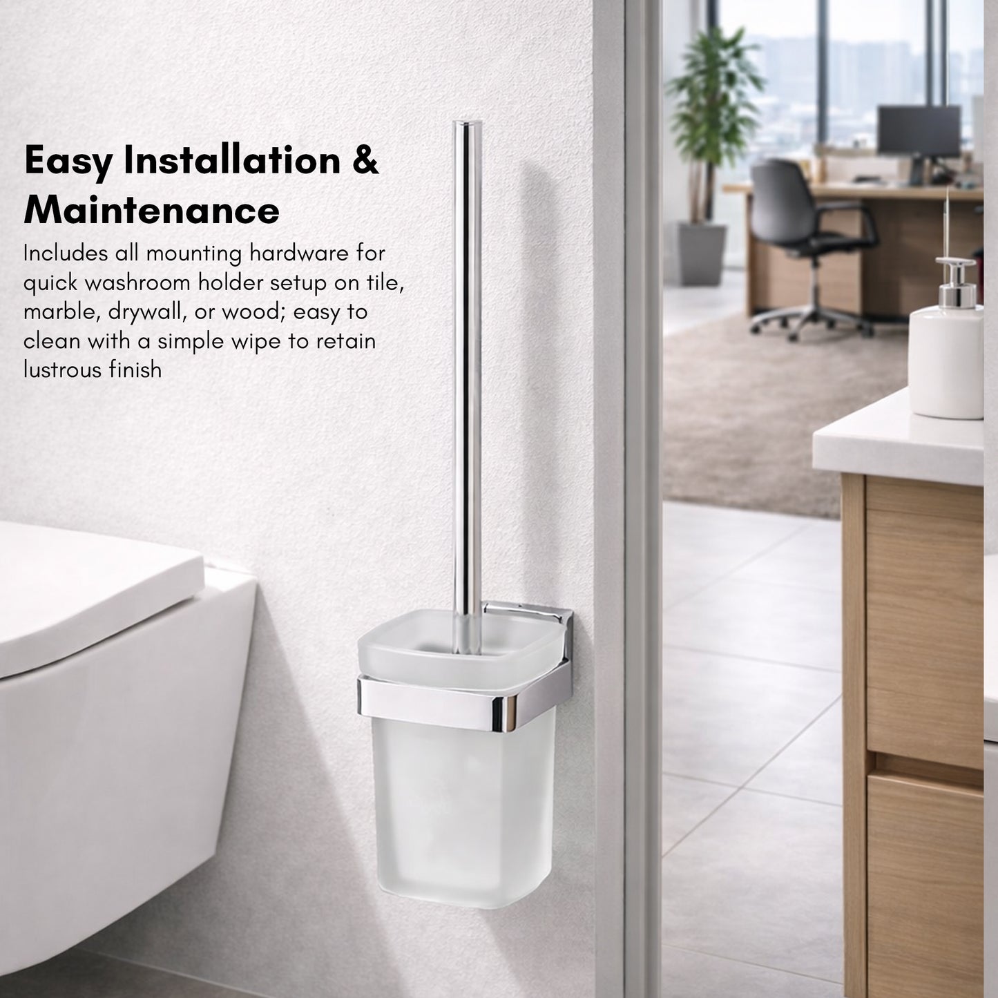Toilet Brush Holder | Square
