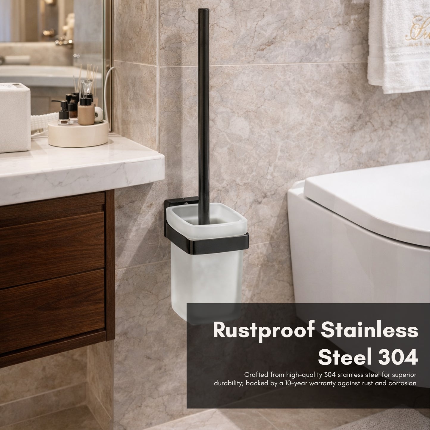 Toilet Brush Holder | Square